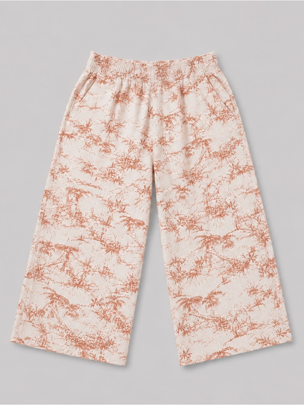 C&C California Women's Cropped Wide Leg Flowy
Pants Size Medium | Elastic Waist - Picture 2 of 9